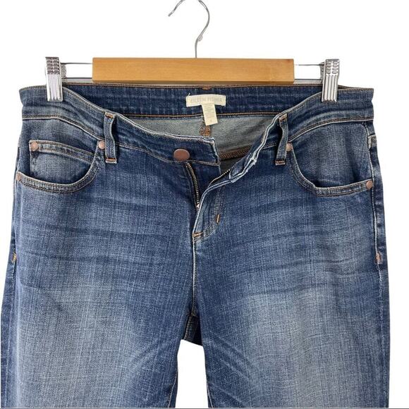 Eileen Fisher Women's Straight Skinny Jeans Organic Cotton Blue Mid Wash Size 4 - Picture 11 of 15